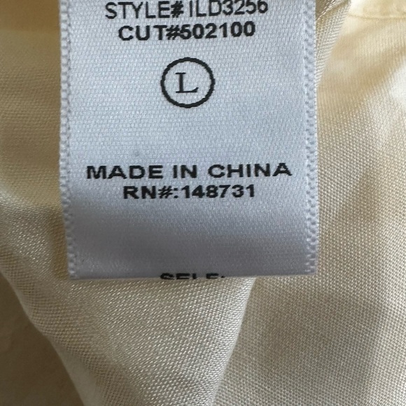 Cream Sundress w/ Black trim. Size L. NWOT. - Picture 9 of 11